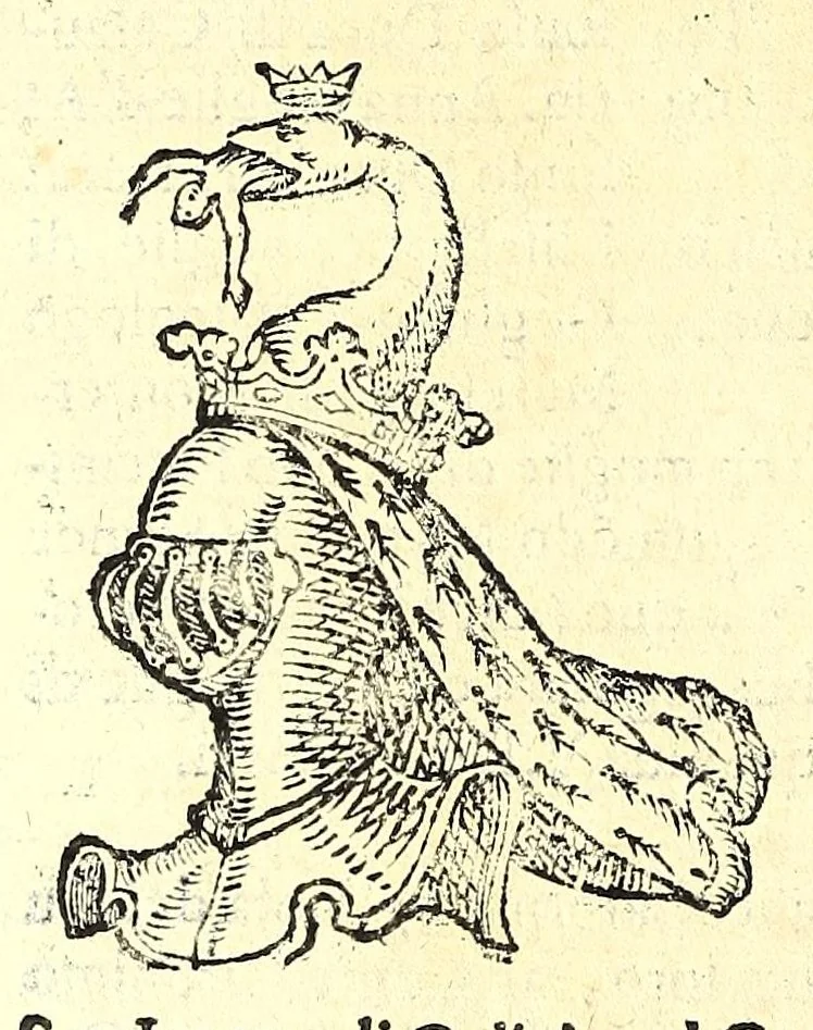 An illustration from Della nobilta dell'Italia parte prima[-seconda], 1615, leaf 374