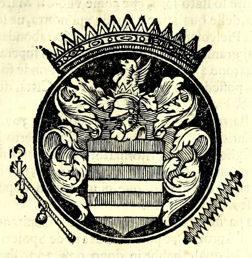 An illustration from Della nobilta dell'Italia parte prima[-seconda], 1615, leaf 401