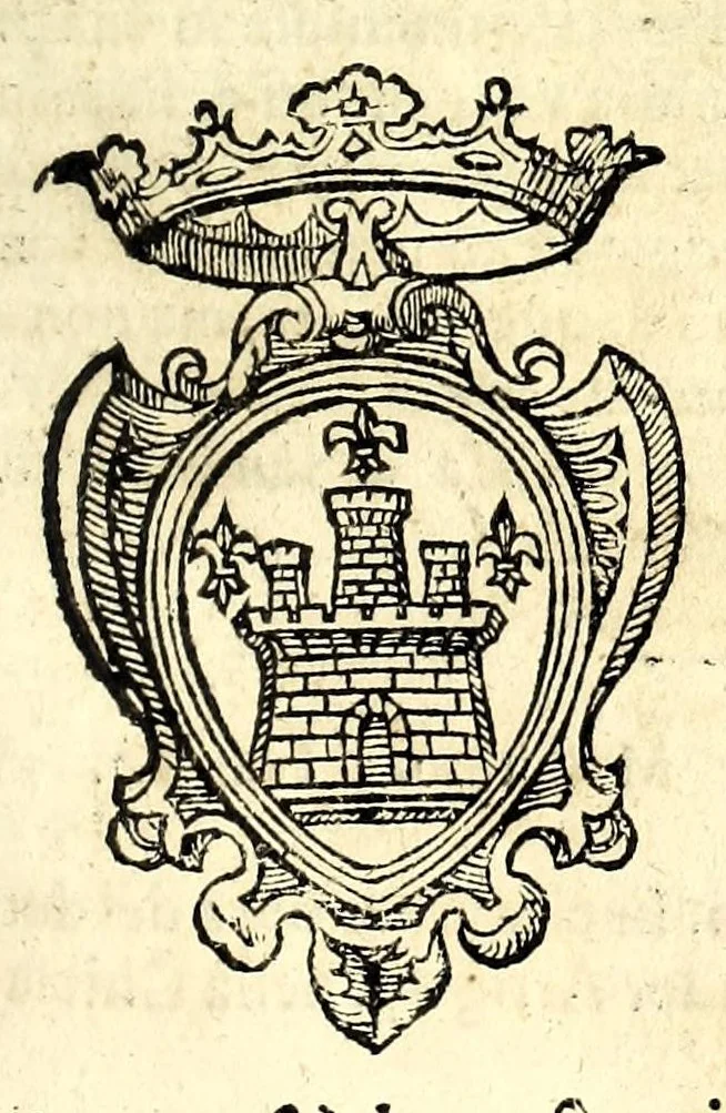 An illustration from Della nobilta dell'Italia parte prima[-seconda], 1615, leaf 447