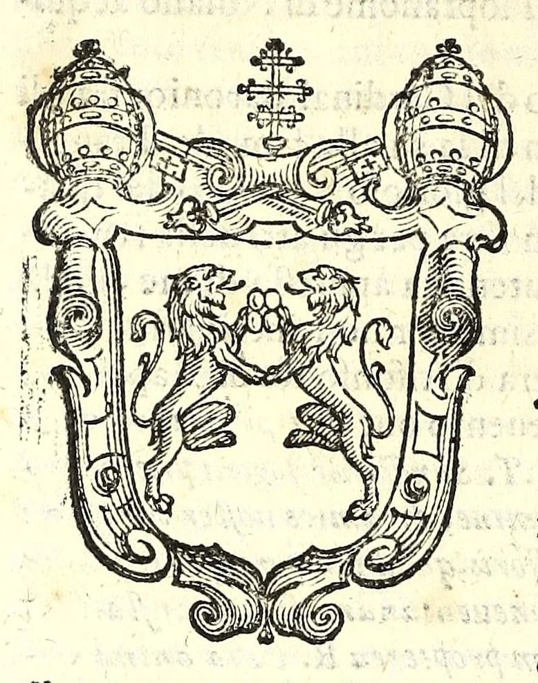 An illustration from Della nobilta dell'Italia parte prima[-seconda], 1615, leaf 482