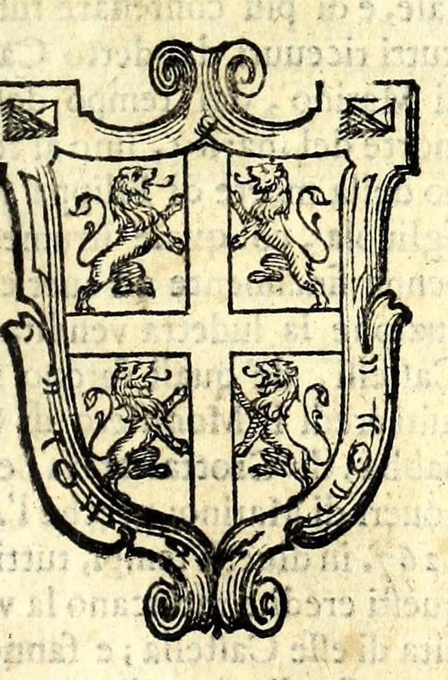An illustration from Della nobilta dell'Italia parte prima[-seconda], 1615, leaf 499