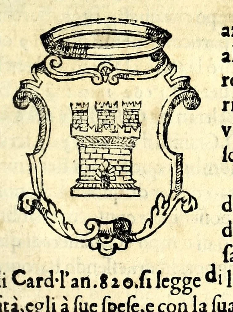 An illustration from Della nobilta dell'Italia parte prima[-seconda], 1615, leaf 539