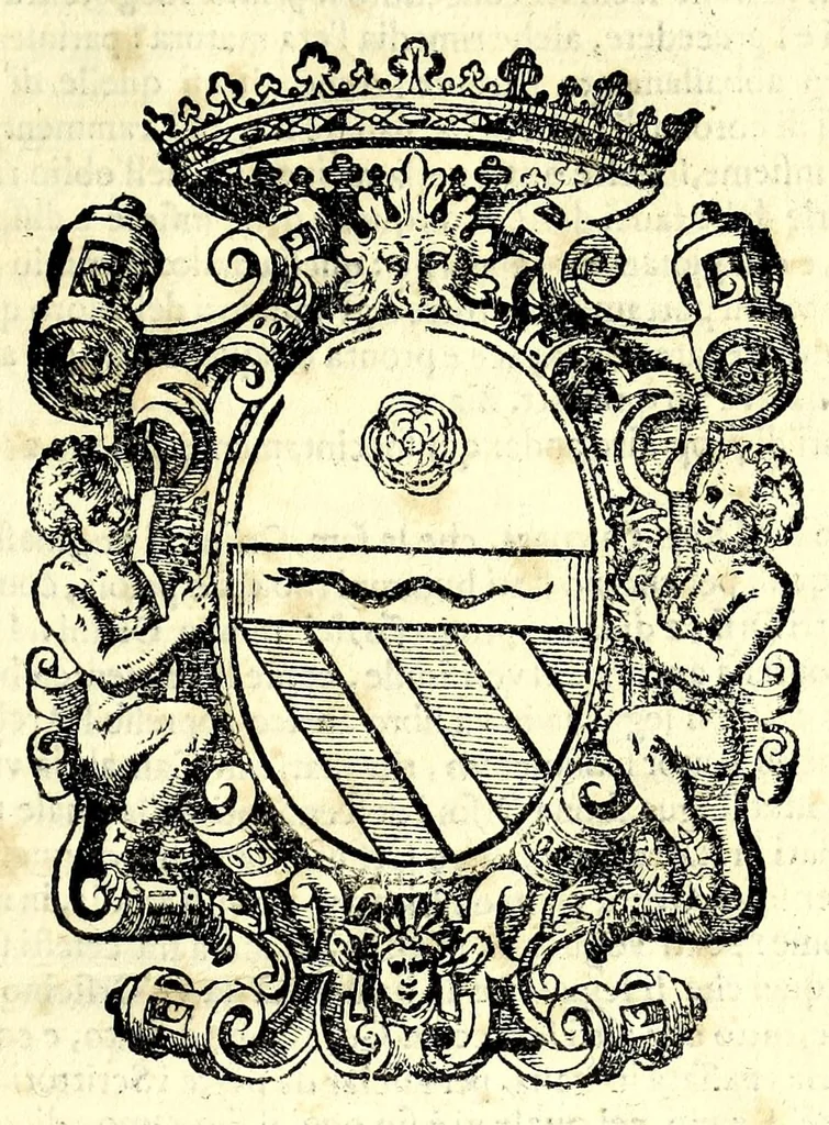 An illustration from Della nobilta dell'Italia parte prima[-seconda], 1615, leaf 545