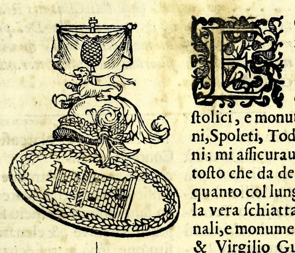 An illustration from Della nobilta dell'Italia parte prima[-seconda], 1615, leaf 603