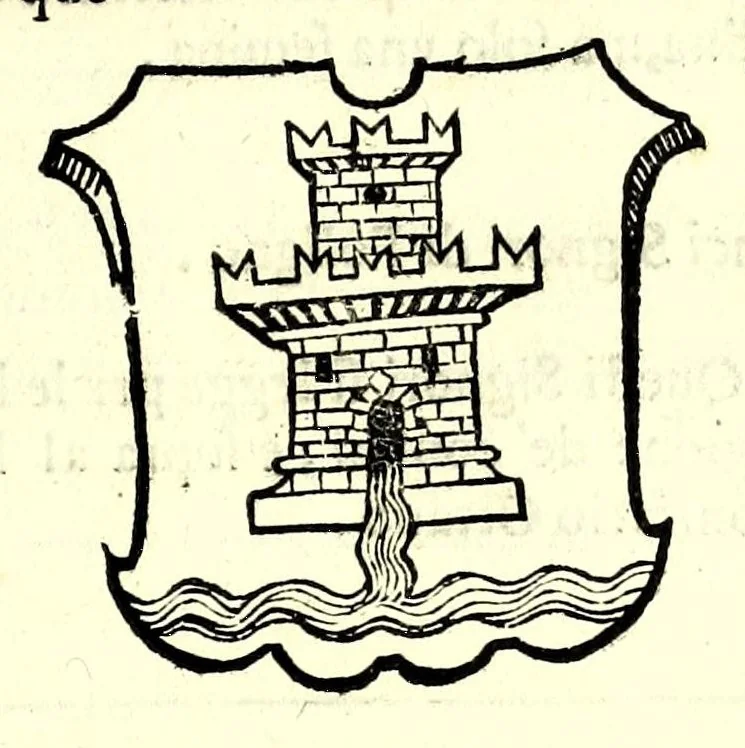 An illustration from Della nobilta dell'Italia parte prima[-seconda], 1615, leaf 615