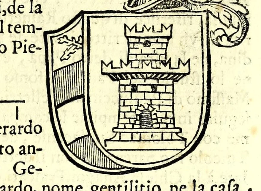 An illustration from Della nobilta dell'Italia parte prima[-seconda], 1615, leaf 625