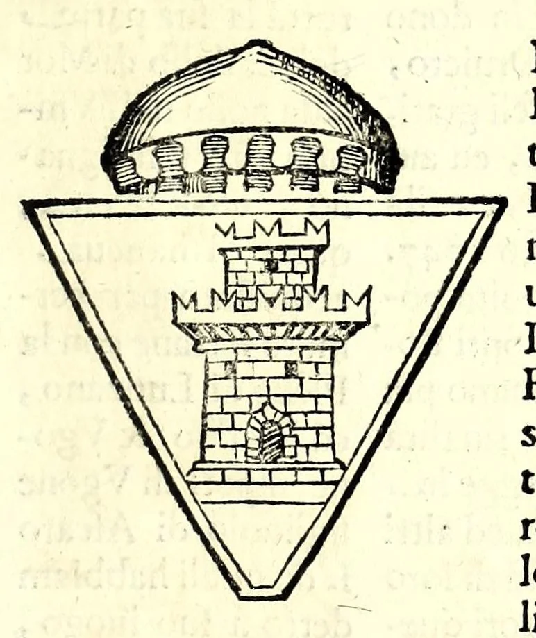 An illustration from Della nobilta dell'Italia parte prima[-seconda], 1615, leaf 649