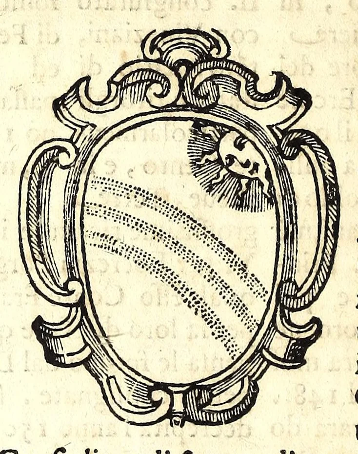 An illustration from Della nobilta dell'Italia parte prima[-seconda], 1615, leaf 84