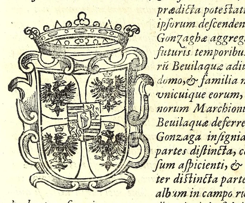 An illustration from Della nobilta dell'Italia parte prima[-seconda], 1615, leaf 90