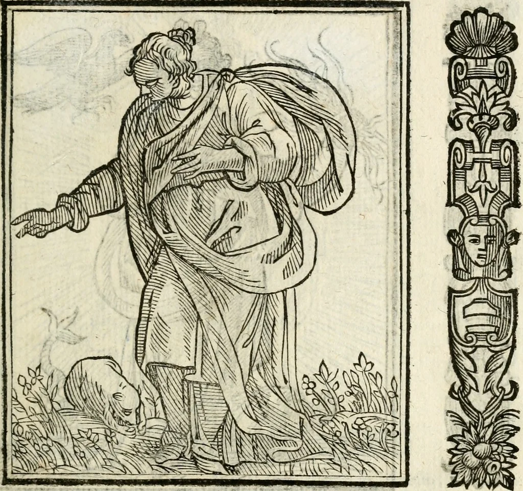 An illustration from Della nouissima Iconologia di Cesare Ripa Perugino Caualier de SS. Mauritio & Lazzaro : parte prima [-terza] : nella quale si descriuono diuerse imagini di virtu, vitij, affetti, passioni humane, arti, discipline, humori, elementi, corpi celesti, prouincie d'Italia, fiumi tutte parte del mondo, & altre infinite materie : opera utile ad oratori, predicatori, poeti, pittori, scultori, disegnatori, & ad'ogni studioso : per inuentar concetti, emblemi, ed'imprese, per diuisare qual si voglia apparato nutiale, funerale, trionsale : per rappresentar poemi drammatici, e per figurare co' suoi proprij simboli ciò che può cadere in pensiero humano : ampliata in quest' ultima editione non solo dallostesso auttore di trecento e cinquantadue imagini con molti discorsi pieni di varia eruditione & con molti indici copiosi, 1625, leaf 162