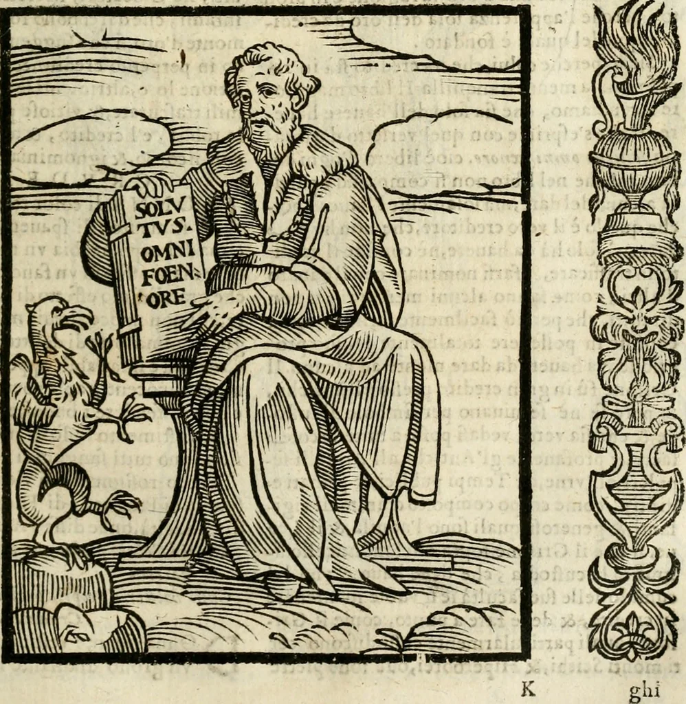 An illustration from Della nouissima Iconologia di Cesare Ripa Perugino Caualier de SS. Mauritio & Lazzaro : parte prima [-terza] : nella quale si descriuono diuerse imagini di virtu, vitij, affetti, passioni humane, arti, discipline, humori, elementi, corpi celesti, prouincie d'Italia, fiumi tutte parte del mondo, & altre infinite materie : opera utile ad oratori, predicatori, poeti, pittori, scultori, disegnatori, & ad'ogni studioso : per inuentar concetti, emblemi, ed'imprese, per diuisare qual si voglia apparato nutiale, funerale, trionsale : per rappresentar poemi drammatici, e per figurare co' suoi proprij simboli ciò che può cadere in pensiero humano : ampliata in quest' ultima editione non solo dallostesso auttore di trecento e cinquantadue imagini con molti discorsi pieni di varia eruditione & con molti indici copiosi, 1625, leaf 208