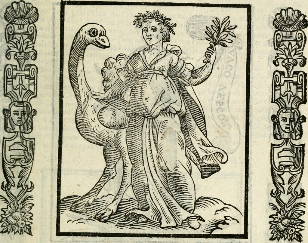 An illustration from Della nouissima Iconologia di Cesare Ripa Perugino Caualier de SS. Mauritio & Lazzaro : parte prima [-terza] : nella quale si descriuono diuerse imagini di virtu, vitij, affetti, passioni humane, arti, discipline, humori, elementi, corpi celesti, prouincie d'Italia, fiumi tutte parte del mondo, & altre infinite materie : opera utile ad oratori, predicatori, poeti, pittori, scultori, disegnatori, & ad'ogni studioso : per inuentar concetti, emblemi, ed'imprese, per diuisare qual si voglia apparato nutiale, funerale, trionsale : per rappresentar poemi drammatici, e per figurare co' suoi proprij simboli ciò che può cadere in pensiero humano : ampliata in quest' ultima editione non solo dallostesso auttore di trecento e cinquantadue imagini con molti discorsi pieni di varia eruditione & con molti indici copiosi, 1625, leaf 232