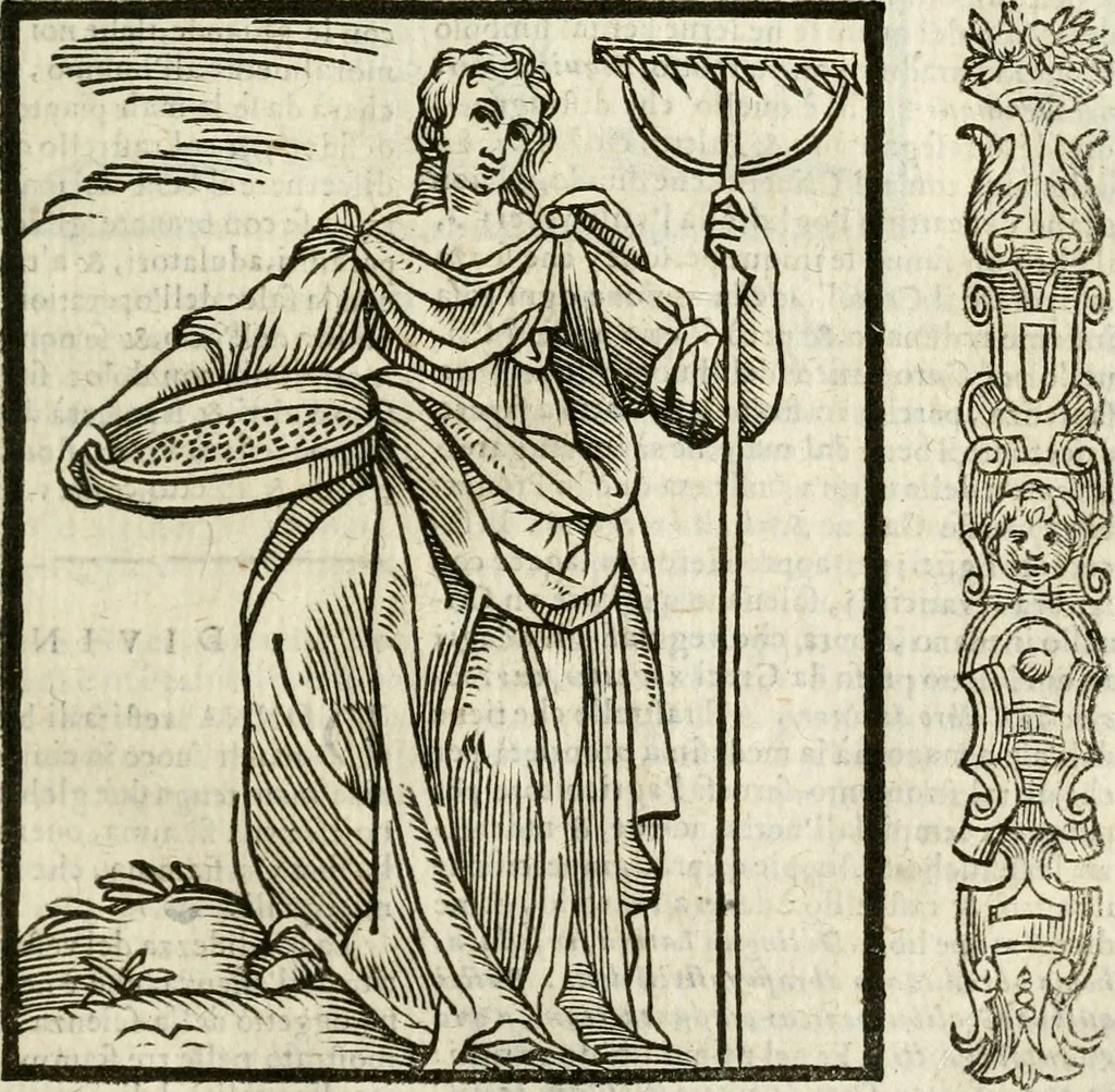 An illustration from Della nouissima Iconologia di Cesare Ripa Perugino Caualier de SS. Mauritio & Lazzaro : parte prima [-terza] : nella quale si descriuono diuerse imagini di virtu, vitij, affetti, passioni humane, arti, discipline, humori, elementi, corpi celesti, prouincie d'Italia, fiumi tutte parte del mondo, & altre infinite materie : opera utile ad oratori, predicatori, poeti, pittori, scultori, disegnatori, & ad'ogni studioso : per inuentar concetti, emblemi, ed'imprese, per diuisare qual si voglia apparato nutiale, funerale, trionsale : per rappresentar poemi drammatici, e per figurare co' suoi proprij simboli ciò che può cadere in pensiero humano : ampliata in quest' ultima editione non solo dallostesso auttore di trecento e cinquantadue imagini con molti discorsi pieni di varia eruditione & con molti indici copiosi, 1625, leaf 246