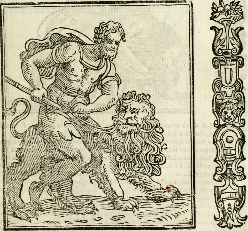 An illustration from Della nouissima Iconologia di Cesare Ripa Perugino Caualier de SS. Mauritio & Lazzaro : parte prima [-terza] : nella quale si descriuono diuerse imagini di virtu, vitij, affetti, passioni humane, arti, discipline, humori, elementi, corpi celesti, prouincie d'Italia, fiumi tutte parte del mondo, & altre infinite materie : opera utile ad oratori, predicatori, poeti, pittori, scultori, disegnatori, & ad'ogni studioso : per inuentar concetti, emblemi, ed'imprese, per diuisare qual si voglia apparato nutiale, funerale, trionsale : per rappresentar poemi drammatici, e per figurare co' suoi proprij simboli ciò che può cadere in pensiero humano : ampliata in quest' ultima editione non solo dallostesso auttore di trecento e cinquantadue imagini con molti discorsi pieni di varia eruditione & con molti indici copiosi, 1625, leaf 252