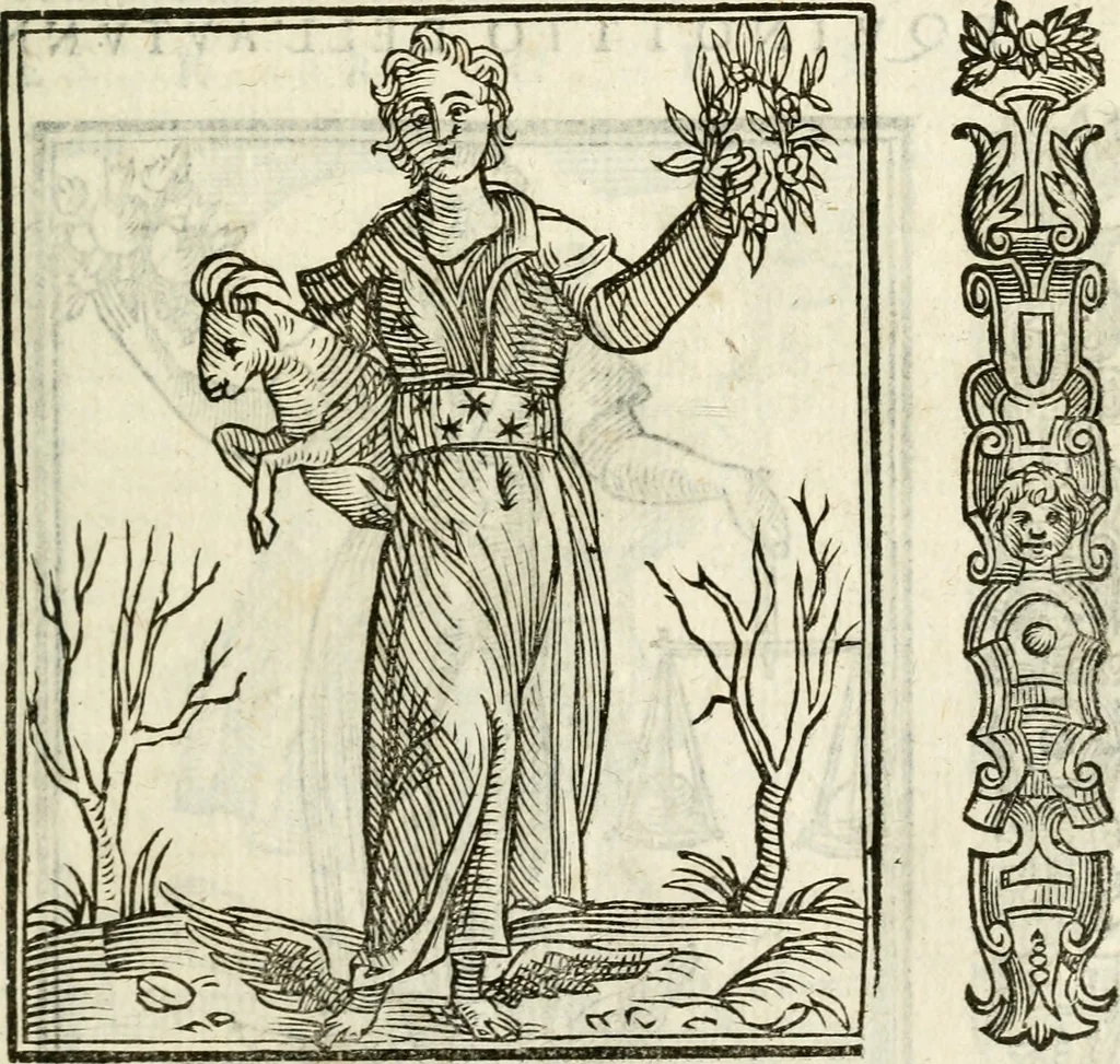 An illustration from Della nouissima Iconologia di Cesare Ripa Perugino Caualier de SS. Mauritio & Lazzaro : parte prima [-terza] : nella quale si descriuono diuerse imagini di virtu, vitij, affetti, passioni humane, arti, discipline, humori, elementi, corpi celesti, prouincie d'Italia, fiumi tutte parte del mondo, & altre infinite materie : opera utile ad oratori, predicatori, poeti, pittori, scultori, disegnatori, & ad'ogni studioso : per inuentar concetti, emblemi, ed'imprese, per diuisare qual si voglia apparato nutiale, funerale, trionsale : per rappresentar poemi drammatici, e per figurare co' suoi proprij simboli ciò che può cadere in pensiero humano : ampliata in quest' ultima editione non solo dallostesso auttore di trecento e cinquantadue imagini con molti discorsi pieni di varia eruditione & con molti indici copiosi, 1625, leaf 266