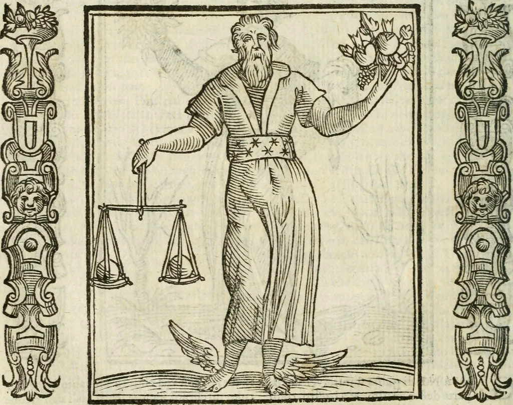 An illustration from Della nouissima Iconologia di Cesare Ripa Perugino Caualier de SS. Mauritio & Lazzaro : parte prima [-terza] : nella quale si descriuono diuerse imagini di virtu, vitij, affetti, passioni humane, arti, discipline, humori, elementi, corpi celesti, prouincie d'Italia, fiumi tutte parte del mondo, & altre infinite materie : opera utile ad oratori, predicatori, poeti, pittori, scultori, disegnatori, & ad'ogni studioso : per inuentar concetti, emblemi, ed'imprese, per diuisare qual si voglia apparato nutiale, funerale, trionsale : per rappresentar poemi drammatici, e per figurare co' suoi proprij simboli ciò che può cadere in pensiero humano : ampliata in quest' ultima editione non solo dallostesso auttore di trecento e cinquantadue imagini con molti discorsi pieni di varia eruditione & con molti indici copiosi, 1625, leaf 267