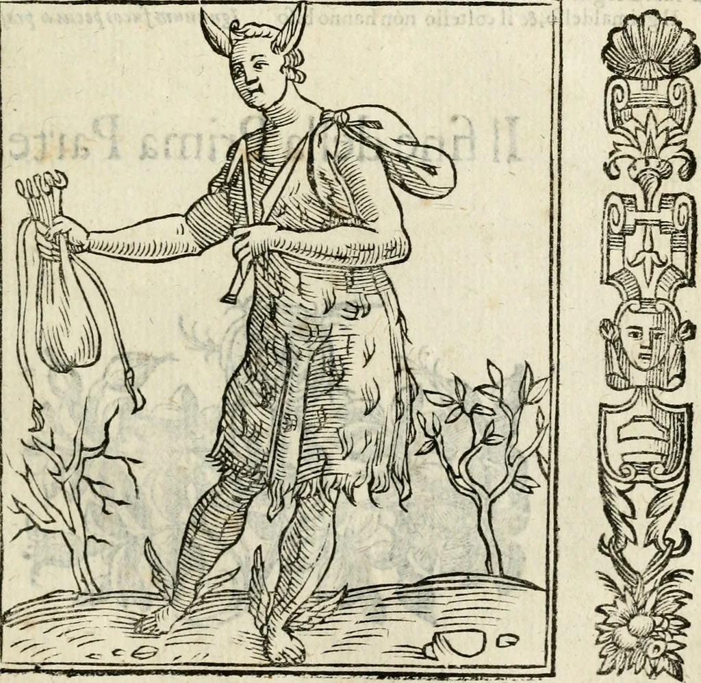 An illustration from Della nouissima Iconologia di Cesare Ripa Perugino Caualier de SS. Mauritio & Lazzaro : parte prima [-terza] : nella quale si descriuono diuerse imagini di virtu, vitij, affetti, passioni humane, arti, discipline, humori, elementi, corpi celesti, prouincie d'Italia, fiumi tutte parte del mondo, & altre infinite materie : opera utile ad oratori, predicatori, poeti, pittori, scultori, disegnatori, & ad'ogni studioso : per inuentar concetti, emblemi, ed'imprese, per diuisare qual si voglia apparato nutiale, funerale, trionsale : per rappresentar poemi drammatici, e per figurare co' suoi proprij simboli ciò che può cadere in pensiero humano : ampliata in quest' ultima editione non solo dallostesso auttore di trecento e cinquantadue imagini con molti discorsi pieni di varia eruditione & con molti indici copiosi, 1625, leaf 328