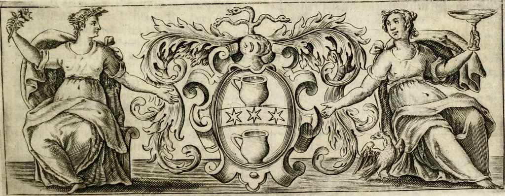 An illustration from Della nouissima Iconologia di Cesare Ripa Perugino Caualier de SS. Mauritio & Lazzaro : parte prima [-terza] : nella quale si descriuono diuerse imagini di virtu, vitij, affetti, passioni humane, arti, discipline, humori, elementi, corpi celesti, prouincie d'Italia, fiumi tutte parte del mondo, & altre infinite materie : opera utile ad oratori, predicatori, poeti, pittori, scultori, disegnatori, & ad'ogni studioso : per inuentar concetti, emblemi, ed'imprese, per diuisare qual si voglia apparato nutiale, funerale, trionsale : per rappresentar poemi drammatici, e per figurare co' suoi proprij simboli ciò che può cadere in pensiero humano : ampliata in quest' ultima editione non solo dallostesso auttore di trecento e cinquantadue imagini con molti discorsi pieni di varia eruditione & con molti indici copiosi, 1625, leaf 332