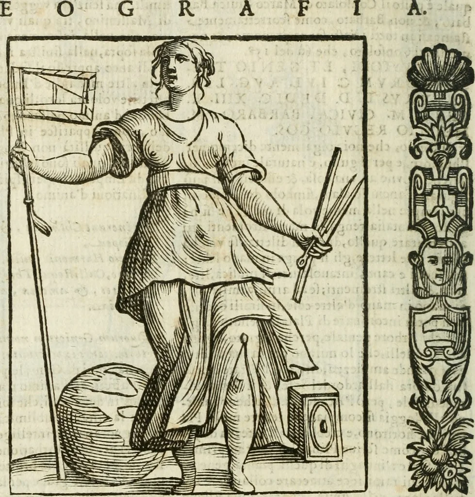 An illustration from Della nouissima Iconologia di Cesare Ripa Perugino Caualier de SS. Mauritio & Lazzaro : parte prima [-terza] : nella quale si descriuono diuerse imagini di virtu, vitij, affetti, passioni humane, arti, discipline, humori, elementi, corpi celesti, prouincie d'Italia, fiumi tutte parte del mondo, & altre infinite materie : opera utile ad oratori, predicatori, poeti, pittori, scultori, disegnatori, & ad'ogni studioso : per inuentar concetti, emblemi, ed'imprese, per diuisare qual si voglia apparato nutiale, funerale, trionsale : per rappresentar poemi drammatici, e per figurare co' suoi proprij simboli ciò che può cadere in pensiero humano : ampliata in quest' ultima editione non solo dallostesso auttore di trecento e cinquantadue imagini con molti discorsi pieni di varia eruditione & con molti indici copiosi, 1625, leaf 341