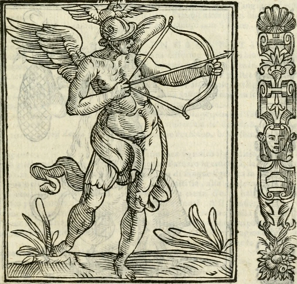 An illustration from Della nouissima Iconologia di Cesare Ripa Perugino Caualier de SS. Mauritio & Lazzaro : parte prima [-terza] : nella quale si descriuono diuerse imagini di virtu, vitij, affetti, passioni humane, arti, discipline, humori, elementi, corpi celesti, prouincie d'Italia, fiumi tutte parte del mondo, & altre infinite materie : opera utile ad oratori, predicatori, poeti, pittori, scultori, disegnatori, & ad'ogni studioso : per inuentar concetti, emblemi, ed'imprese, per diuisare qual si voglia apparato nutiale, funerale, trionsale : per rappresentar poemi drammatici, e per figurare co' suoi proprij simboli ciò che può cadere in pensiero humano : ampliata in quest' ultima editione non solo dallostesso auttore di trecento e cinquantadue imagini con molti discorsi pieni di varia eruditione & con molti indici copiosi, 1625, leaf 384