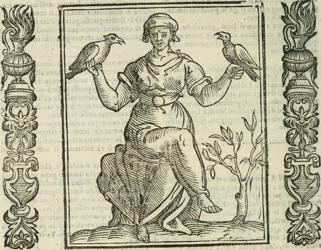 An illustration from Della nouissima Iconologia di Cesare Ripa Perugino Caualier de SS. Mauritio & Lazzaro : parte prima [-terza] : nella quale si descriuono diuerse imagini di virtu, vitij, affetti, passioni humane, arti, discipline, humori, elementi, corpi celesti, prouincie d'Italia, fiumi tutte parte del mondo, & altre infinite materie : opera utile ad oratori, predicatori, poeti, pittori, scultori, disegnatori, & ad'ogni studioso : per inuentar concetti, emblemi, ed'imprese, per diuisare qual si voglia apparato nutiale, funerale, trionsale : per rappresentar poemi drammatici, e per figurare co' suoi proprij simboli ciò che può cadere in pensiero humano : ampliata in quest' ultima editione non solo dallostesso auttore di trecento e cinquantadue imagini con molti discorsi pieni di varia eruditione & con molti indici copiosi, 1625, leaf 403