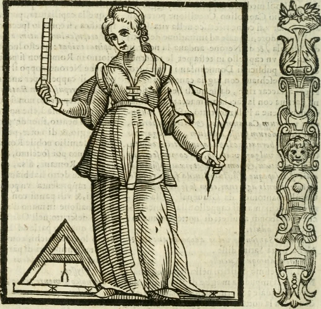 An illustration from Della nouissima Iconologia di Cesare Ripa Perugino Caualier de SS. Mauritio & Lazzaro : parte prima [-terza] : nella quale si descriuono diuerse imagini di virtu, vitij, affetti, passioni humane, arti, discipline, humori, elementi, corpi celesti, prouincie d'Italia, fiumi tutte parte del mondo, & altre infinite materie : opera utile ad oratori, predicatori, poeti, pittori, scultori, disegnatori, & ad'ogni studioso : per inuentar concetti, emblemi, ed'imprese, per diuisare qual si voglia apparato nutiale, funerale, trionsale : per rappresentar poemi drammatici, e per figurare co' suoi proprij simboli ciò che può cadere in pensiero humano : ampliata in quest' ultima editione non solo dallostesso auttore di trecento e cinquantadue imagini con molti discorsi pieni di varia eruditione & con molti indici copiosi, 1625, leaf 497