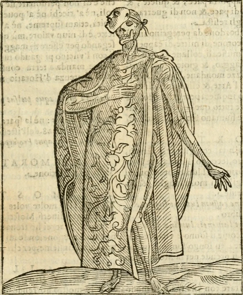 An illustration from Della nouissima Iconologia di Cesare Ripa Perugino Caualier de SS. Mauritio & Lazzaro : parte prima [-terza] : nella quale si descriuono diuerse imagini di virtu, vitij, affetti, passioni humane, arti, discipline, humori, elementi, corpi celesti, prouincie d'Italia, fiumi tutte parte del mondo, & altre infinite materie : opera utile ad oratori, predicatori, poeti, pittori, scultori, disegnatori, & ad'ogni studioso : per inuentar concetti, emblemi, ed'imprese, per diuisare qual si voglia apparato nutiale, funerale, trionsale : per rappresentar poemi drammatici, e per figurare co' suoi proprij simboli ciò che può cadere in pensiero humano : ampliata in quest' ultima editione non solo dallostesso auttore di trecento e cinquantadue imagini con molti discorsi pieni di varia eruditione & con molti indici copiosi, 1625, leaf 510