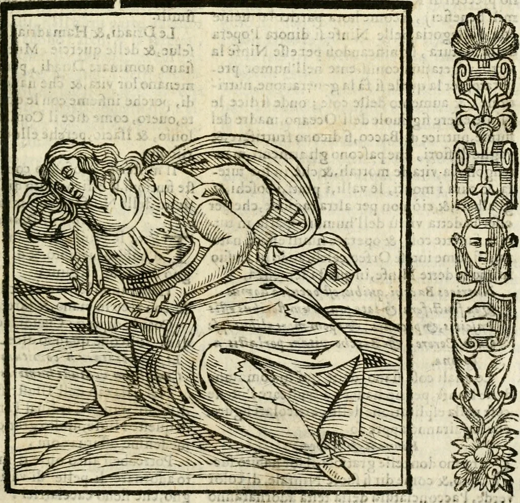 An illustration from Della nouissima Iconologia di Cesare Ripa Perugino Caualier de SS. Mauritio & Lazzaro : parte prima [-terza] : nella quale si descriuono diuerse imagini di virtu, vitij, affetti, passioni humane, arti, discipline, humori, elementi, corpi celesti, prouincie d'Italia, fiumi tutte parte del mondo, & altre infinite materie : opera utile ad oratori, predicatori, poeti, pittori, scultori, disegnatori, & ad'ogni studioso : per inuentar concetti, emblemi, ed'imprese, per diuisare qual si voglia apparato nutiale, funerale, trionsale : per rappresentar poemi drammatici, e per figurare co' suoi proprij simboli ciò che può cadere in pensiero humano : ampliata in quest' ultima editione non solo dallostesso auttore di trecento e cinquantadue imagini con molti discorsi pieni di varia eruditione & con molti indici copiosi, 1625, leaf 526