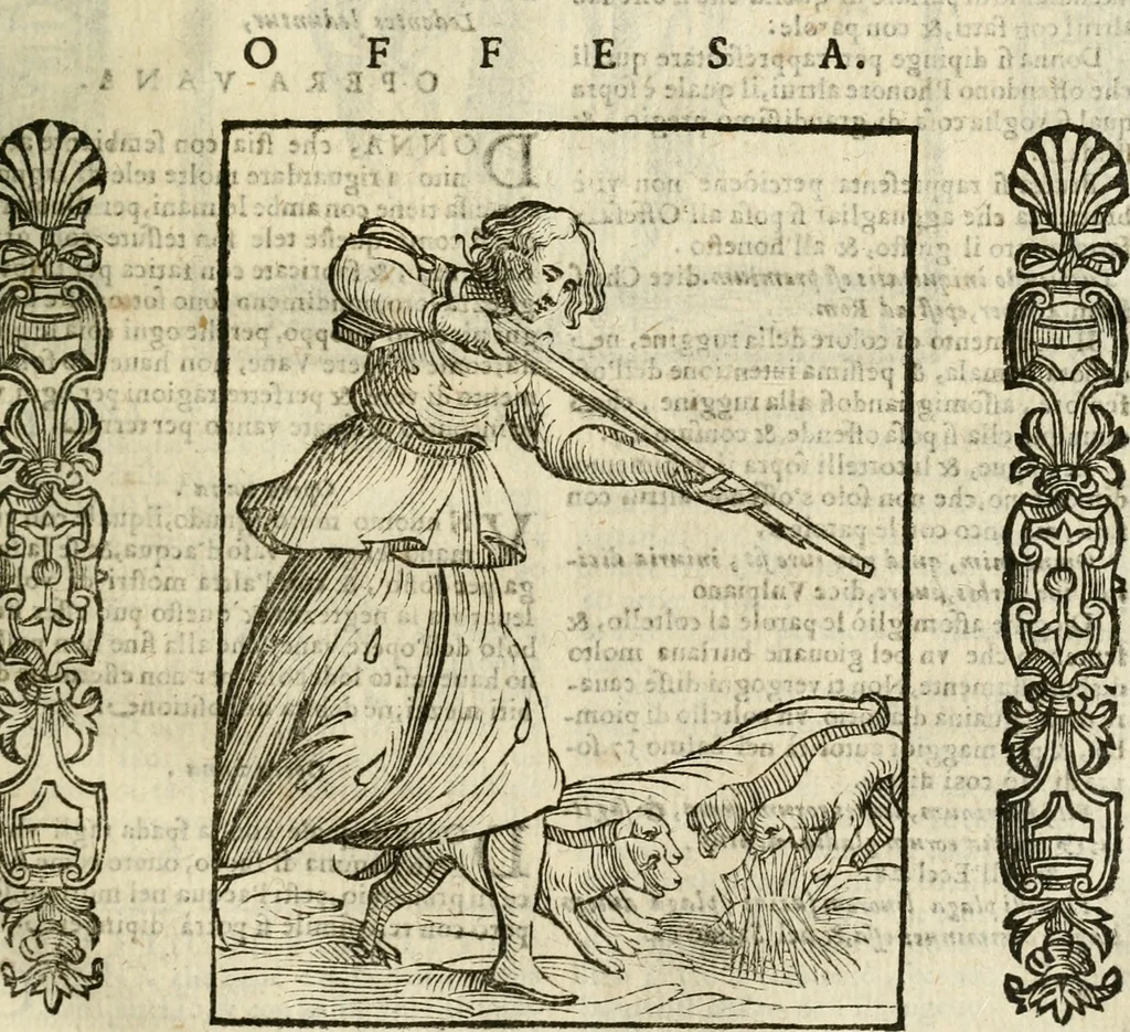 An illustration from Della nouissima Iconologia di Cesare Ripa Perugino Caualier de SS. Mauritio & Lazzaro : parte prima [-terza] : nella quale si descriuono diuerse imagini di virtu, vitij, affetti, passioni humane, arti, discipline, humori, elementi, corpi celesti, prouincie d'Italia, fiumi tutte parte del mondo, & altre infinite materie : opera utile ad oratori, predicatori, poeti, pittori, scultori, disegnatori, & ad'ogni studioso : per inuentar concetti, emblemi, ed'imprese, per diuisare qual si voglia apparato nutiale, funerale, trionsale : per rappresentar poemi drammatici, e per figurare co' suoi proprij simboli ciò che può cadere in pensiero humano : ampliata in quest' ultima editione non solo dallostesso auttore di trecento e cinquantadue imagini con molti discorsi pieni di varia eruditione & con molti indici copiosi, 1625, leaf 544