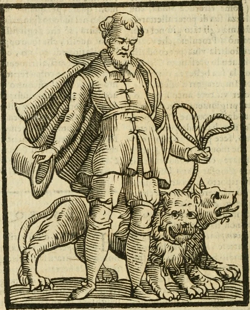 An illustration from Della nouissima Iconologia di Cesare Ripa Perugino Caualier de SS. Mauritio & Lazzaro : parte prima [-terza] : nella quale si descriuono diuerse imagini di virtu, vitij, affetti, passioni humane, arti, discipline, humori, elementi, corpi celesti, prouincie d'Italia, fiumi tutte parte del mondo, & altre infinite materie : opera utile ad oratori, predicatori, poeti, pittori, scultori, disegnatori, & ad'ogni studioso : per inuentar concetti, emblemi, ed'imprese, per diuisare qual si voglia apparato nutiale, funerale, trionsale : per rappresentar poemi drammatici, e per figurare co' suoi proprij simboli ciò che può cadere in pensiero humano : ampliata in quest' ultima editione non solo dallostesso auttore di trecento e cinquantadue imagini con molti discorsi pieni di varia eruditione & con molti indici copiosi, 1625, leaf 559