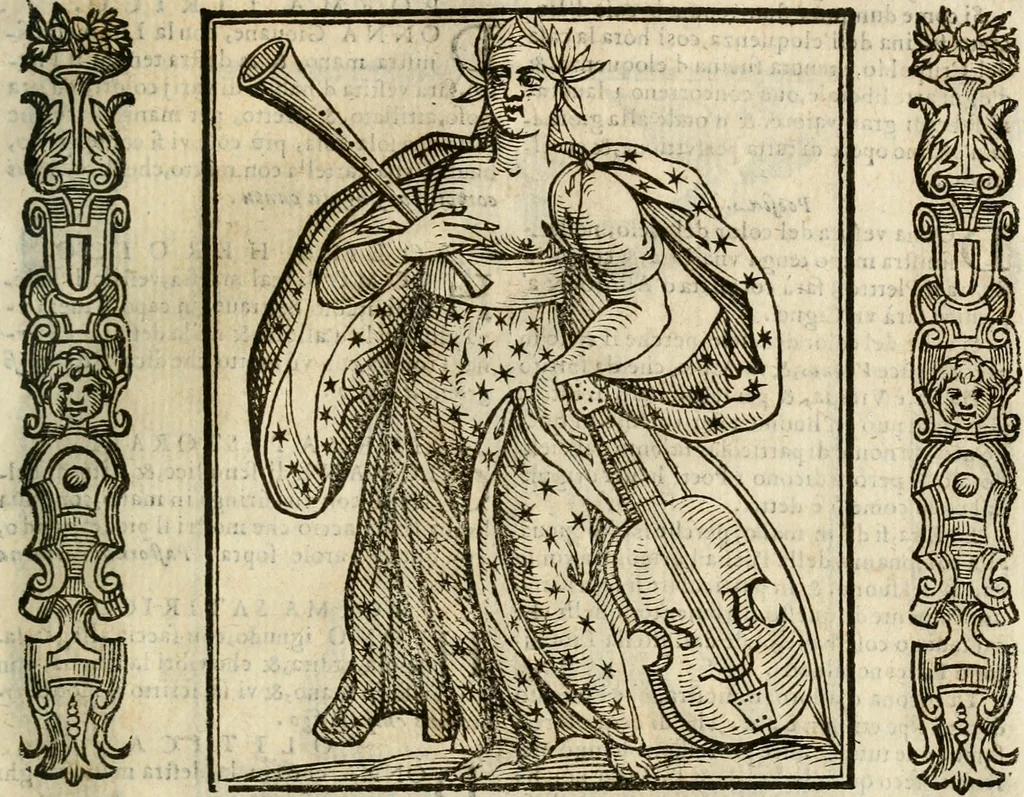 An illustration from Della nouissima Iconologia di Cesare Ripa Perugino Caualier de SS. Mauritio & Lazzaro : parte prima [-terza] : nella quale si descriuono diuerse imagini di virtu, vitij, affetti, passioni humane, arti, discipline, humori, elementi, corpi celesti, prouincie d'Italia, fiumi tutte parte del mondo, & altre infinite materie : opera utile ad oratori, predicatori, poeti, pittori, scultori, disegnatori, & ad'ogni studioso : per inuentar concetti, emblemi, ed'imprese, per diuisare qual si voglia apparato nutiale, funerale, trionsale : per rappresentar poemi drammatici, e per figurare co' suoi proprij simboli ciò che può cadere in pensiero humano : ampliata in quest' ultima editione non solo dallostesso auttore di trecento e cinquantadue imagini con molti discorsi pieni di varia eruditione & con molti indici copiosi, 1625, leaf 586