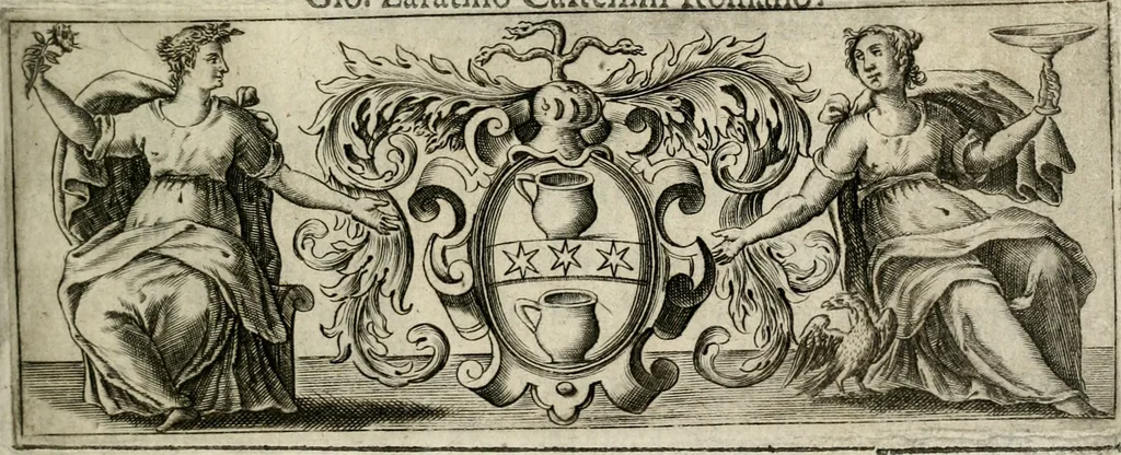 An illustration from Della nouissima Iconologia di Cesare Ripa Perugino Caualier de SS. Mauritio & Lazzaro : parte prima [-terza] : nella quale si descriuono diuerse imagini di virtu, vitij, affetti, passioni humane, arti, discipline, humori, elementi, corpi celesti, prouincie d'Italia, fiumi tutte parte del mondo, & altre infinite materie : opera utile ad oratori, predicatori, poeti, pittori, scultori, disegnatori, & ad'ogni studioso : per inuentar concetti, emblemi, ed'imprese, per diuisare qual si voglia apparato nutiale, funerale, trionsale : per rappresentar poemi drammatici, e per figurare co' suoi proprij simboli ciò che può cadere in pensiero humano : ampliata in quest' ultima editione non solo dallostesso auttore di trecento e cinquantadue imagini con molti discorsi pieni di varia eruditione & con molti indici copiosi, 1625, leaf 6