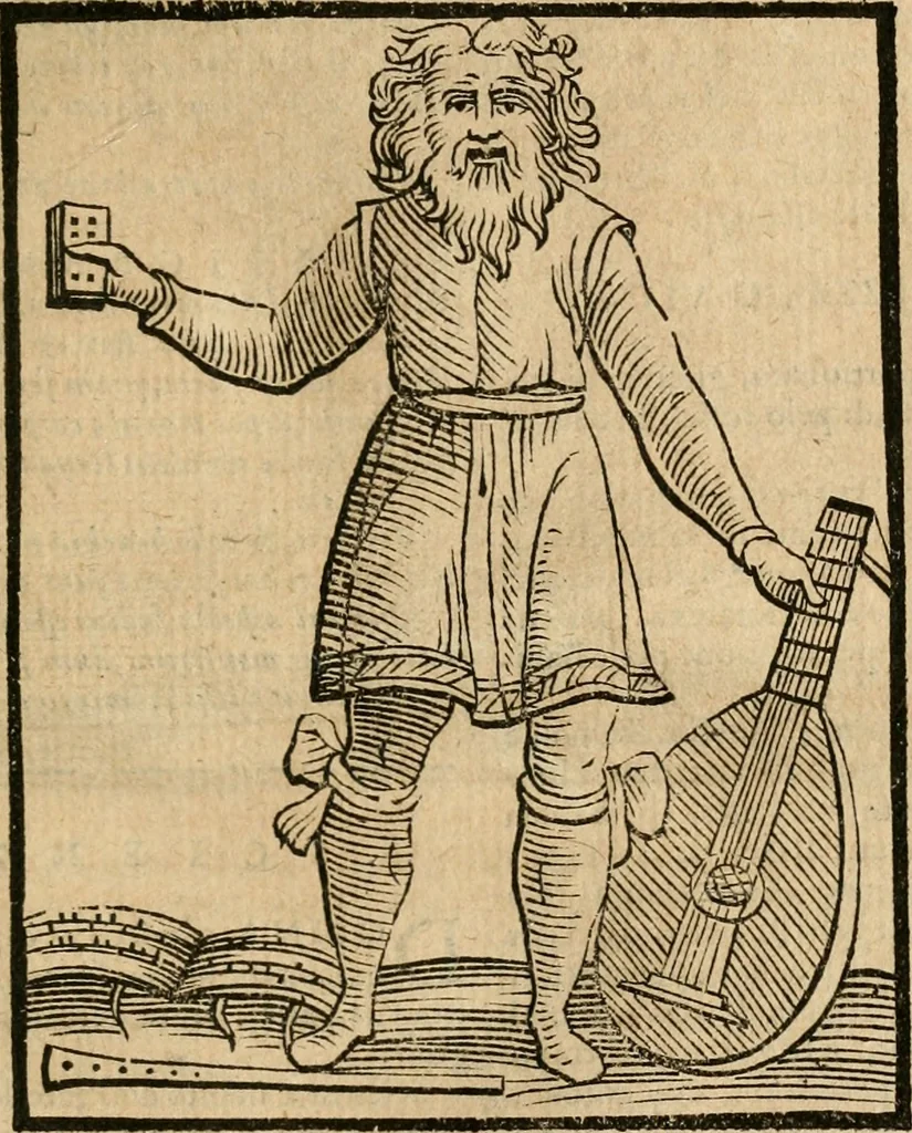 An illustration from Della nouissima Iconologia di Cesare Ripa Perugino Caualier de SS. Mauritio & Lazzaro : parte prima [-terza] : nella quale si descriuono diuerse imagini di virtu, vitij, affetti, passioni humane, arti, discipline, humori, elementi, corpi celesti, prouincie d'Italia, fiumi tutte parte del mondo, & altre infinite materie : opera utile ad oratori, predicatori, poeti, pittori, scultori, disegnatori, & ad'ogni studioso : per inuentar concetti, emblemi, ed'imprese, per diuisare qual si voglia apparato nutiale, funerale, trionsale : per rappresentar poemi drammatici, e per figurare co' suoi proprij simboli ciò che può cadere in pensiero humano : ampliata in quest' ultima editione non solo dallostesso auttore di trecento e cinquantadue imagini con molti discorsi pieni di varia eruditione & con molti indici copiosi, 1625, leaf 656