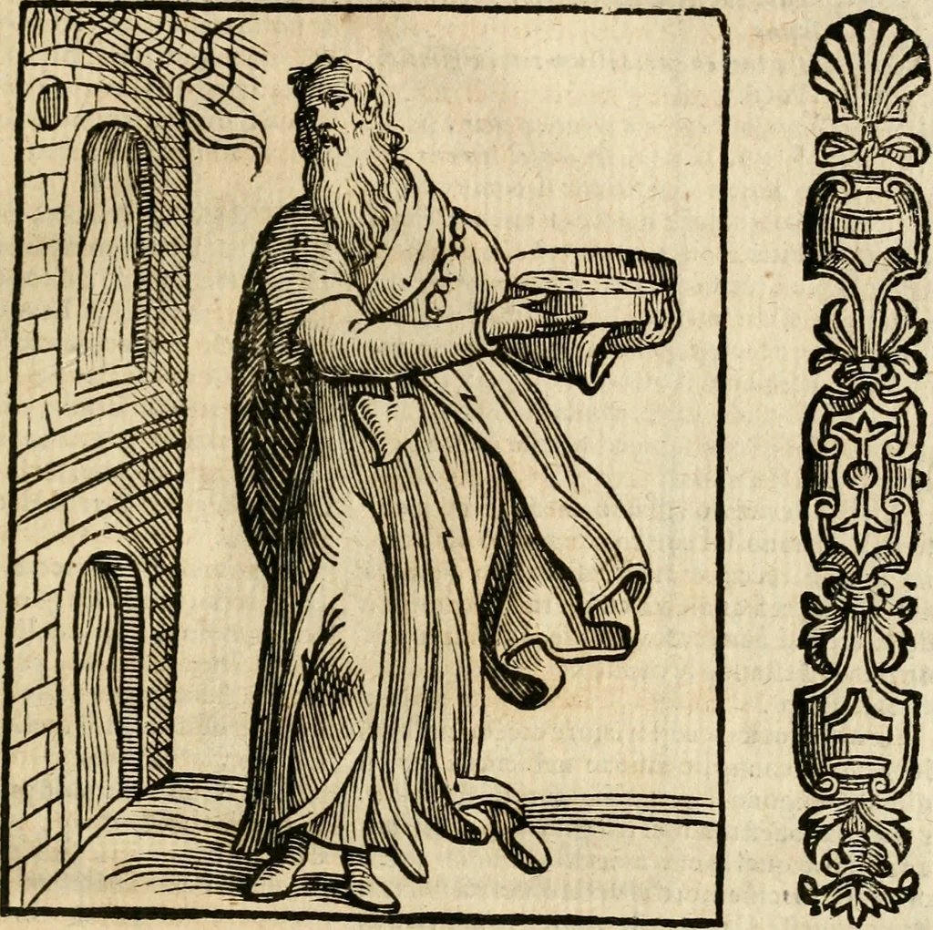 An illustration from Della nouissima Iconologia di Cesare Ripa Perugino Caualier de SS. Mauritio & Lazzaro : parte prima [-terza] : nella quale si descriuono diuerse imagini di virtu, vitij, affetti, passioni humane, arti, discipline, humori, elementi, corpi celesti, prouincie d'Italia, fiumi tutte parte del mondo, & altre infinite materie : opera utile ad oratori, predicatori, poeti, pittori, scultori, disegnatori, & ad'ogni studioso : per inuentar concetti, emblemi, ed'imprese, per diuisare qual si voglia apparato nutiale, funerale, trionsale : per rappresentar poemi drammatici, e per figurare co' suoi proprij simboli ciò che può cadere in pensiero humano : ampliata in quest' ultima editione non solo dallostesso auttore di trecento e cinquantadue imagini con molti discorsi pieni di varia eruditione & con molti indici copiosi, 1625, leaf 662