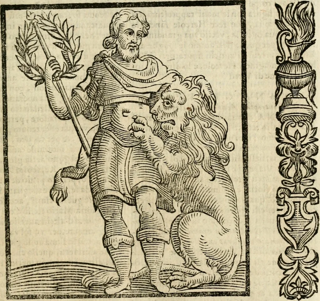 An illustration from Della nouissima Iconologia di Cesare Ripa Perugino Caualier de SS. Mauritio & Lazzaro : parte prima [-terza] : nella quale si descriuono diuerse imagini di virtu, vitij, affetti, passioni humane, arti, discipline, humori, elementi, corpi celesti, prouincie d'Italia, fiumi tutte parte del mondo, & altre infinite materie : opera utile ad oratori, predicatori, poeti, pittori, scultori, disegnatori, & ad'ogni studioso : per inuentar concetti, emblemi, ed'imprese, per diuisare qual si voglia apparato nutiale, funerale, trionsale : per rappresentar poemi drammatici, e per figurare co' suoi proprij simboli ciò che può cadere in pensiero humano : ampliata in quest' ultima editione non solo dallostesso auttore di trecento e cinquantadue imagini con molti discorsi pieni di varia eruditione & con molti indici copiosi, 1625, leaf 748