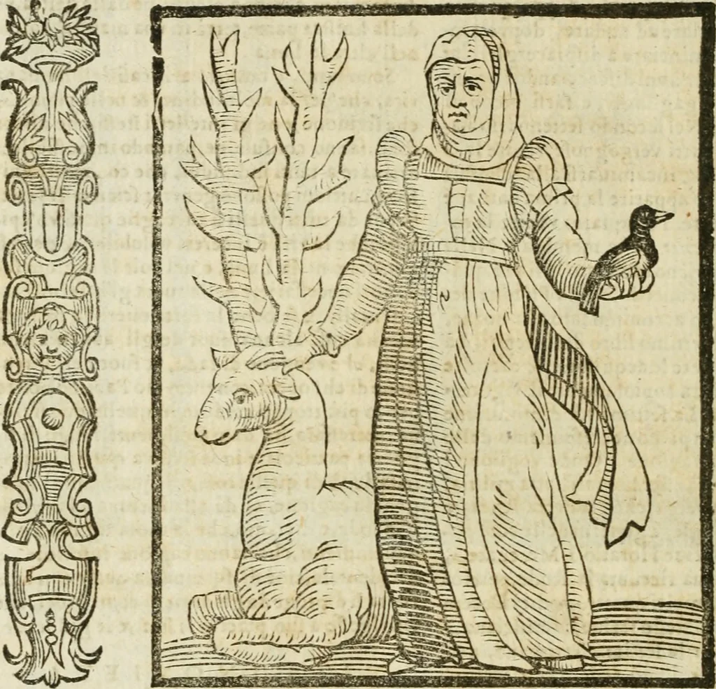 An illustration from Della nouissima Iconologia di Cesare Ripa Perugino Caualier de SS. Mauritio & Lazzaro : parte prima [-terza] : nella quale si descriuono diuerse imagini di virtu, vitij, affetti, passioni humane, arti, discipline, humori, elementi, corpi celesti, prouincie d'Italia, fiumi tutte parte del mondo, & altre infinite materie : opera utile ad oratori, predicatori, poeti, pittori, scultori, disegnatori, & ad'ogni studioso : per inuentar concetti, emblemi, ed'imprese, per diuisare qual si voglia apparato nutiale, funerale, trionsale : per rappresentar poemi drammatici, e per figurare co' suoi proprij simboli ciò che può cadere in pensiero humano : ampliata in quest' ultima editione non solo dallostesso auttore di trecento e cinquantadue imagini con molti discorsi pieni di varia eruditione & con molti indici copiosi, 1625, leaf 797