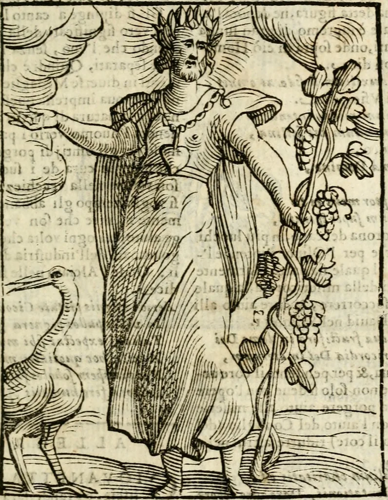 An illustration from Della nouissima Iconologia di Cesare Ripa Perugino Caualier de SS. Mauritio & Lazzaro : parte prima [-terza] : nella quale si descriuono diuerse imagini di virtu, vitij, affetti, passioni humane, arti, discipline, humori, elementi, corpi celesti, prouincie d'Italia, fiumi tutte parte del mondo, & altre infinite materie : opera utile ad oratori, predicatori, poeti, pittori, scultori, disegnatori, & ad'ogni studioso : per inuentar concetti, emblemi, ed'imprese, per diuisare qual si voglia apparato nutiale, funerale, trionsale : per rappresentar poemi drammatici, e per figurare co' suoi proprij simboli ciò che può cadere in pensiero humano : ampliata in quest' ultima editione non solo dallostesso auttore di trecento e cinquantadue imagini con molti discorsi pieni di varia eruditione & con molti indici copiosi, 1625, leaf 80