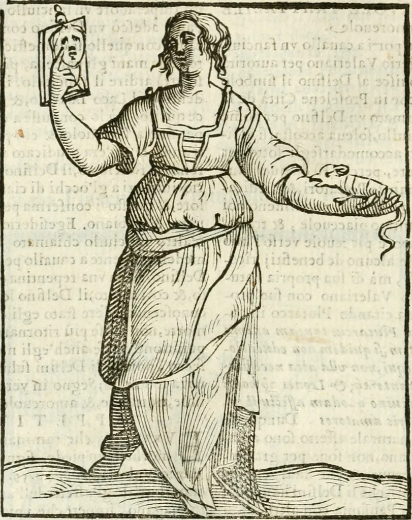 An illustration from Della novissima iconologia, 1624, leaf 105
