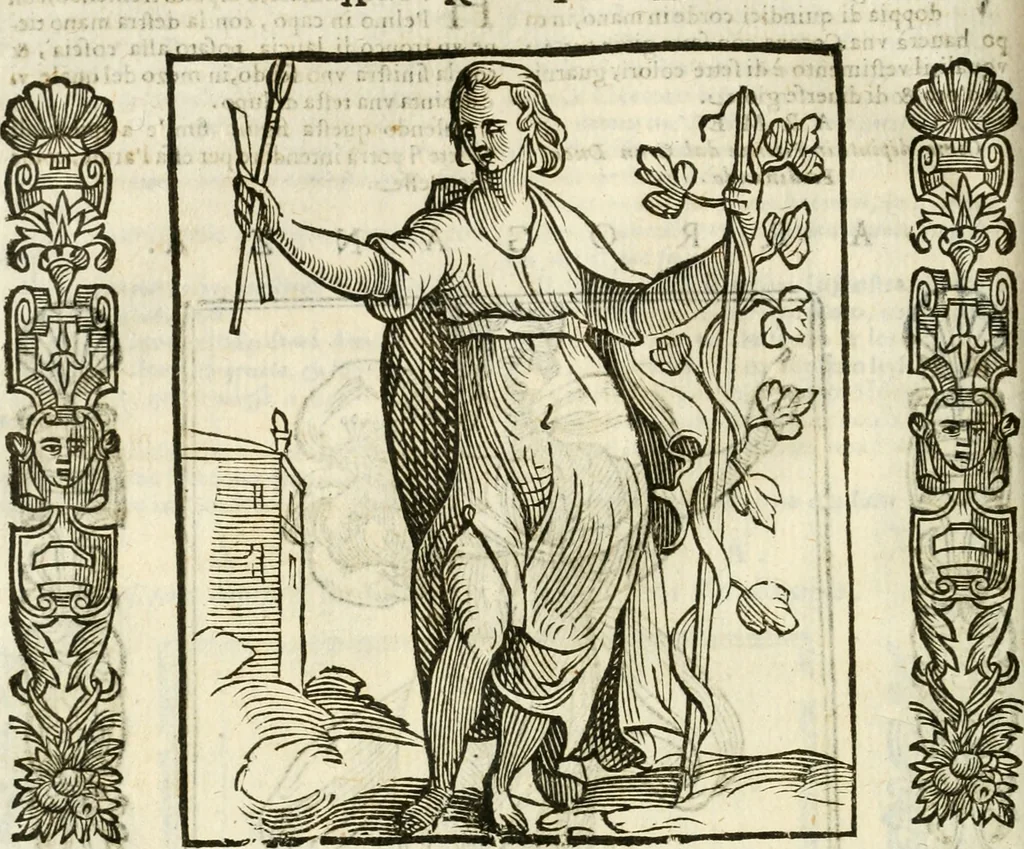 An illustration from Della novissima iconologia, 1624, leaf 113