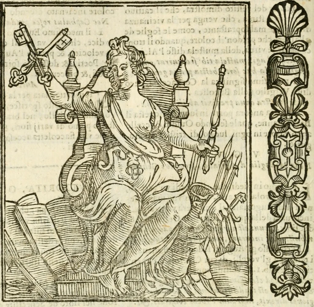 An illustration from Della novissima iconologia, 1624, leaf 125