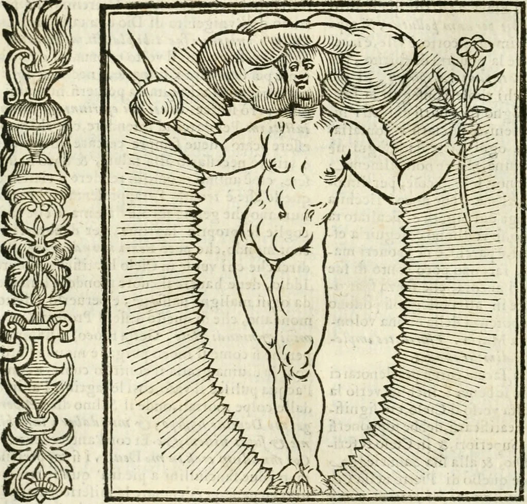 An illustration from Della novissima iconologia, 1624, leaf 131