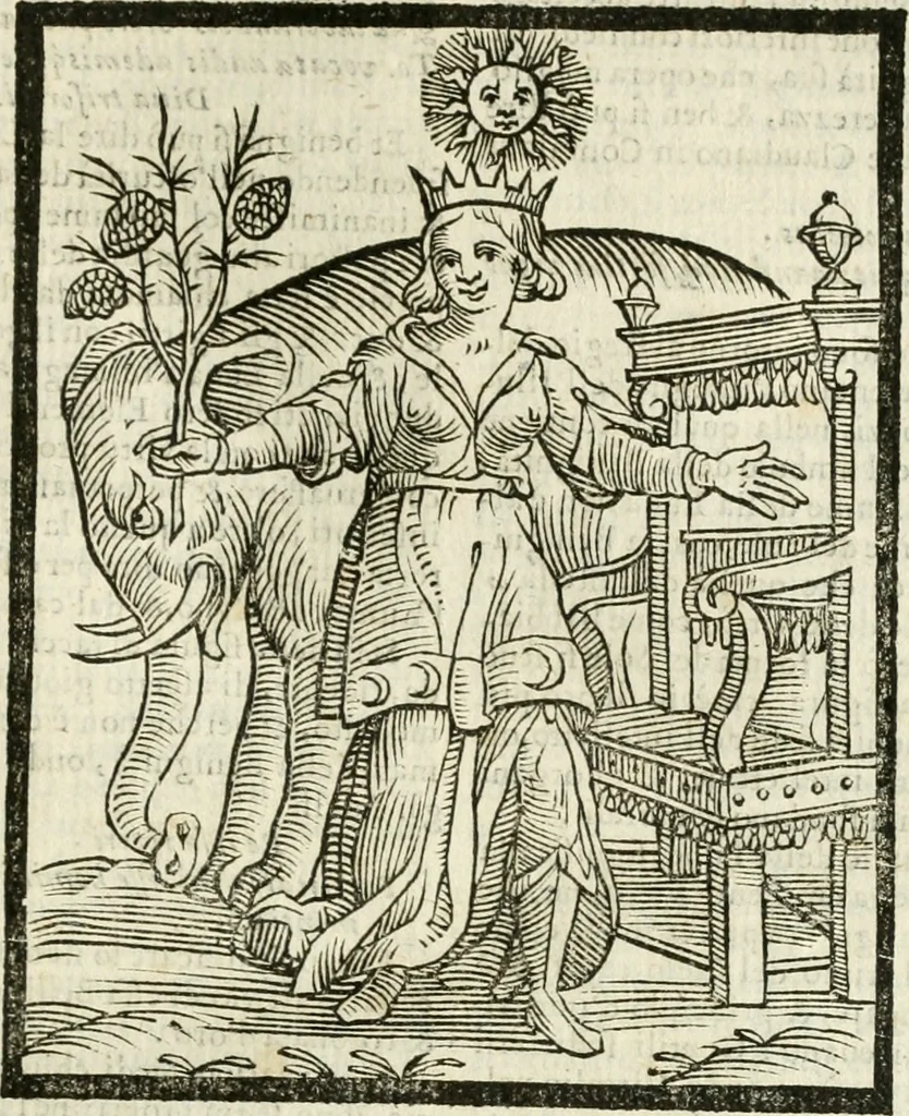 An illustration from Della novissima iconologia, 1624, leaf 140