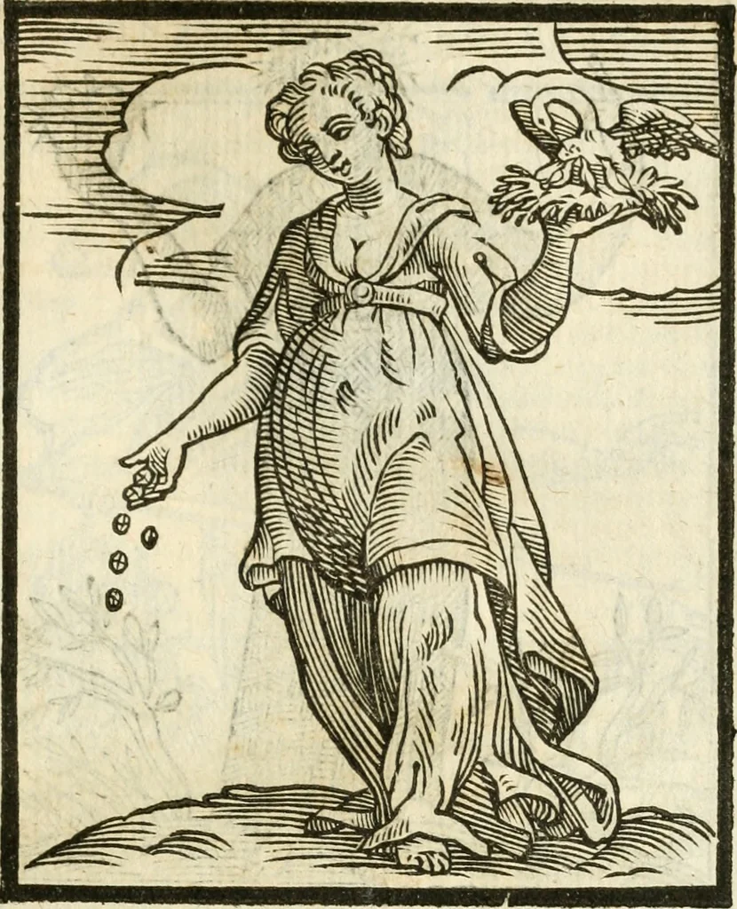 An illustration from Della novissima iconologia, 1624, leaf 170