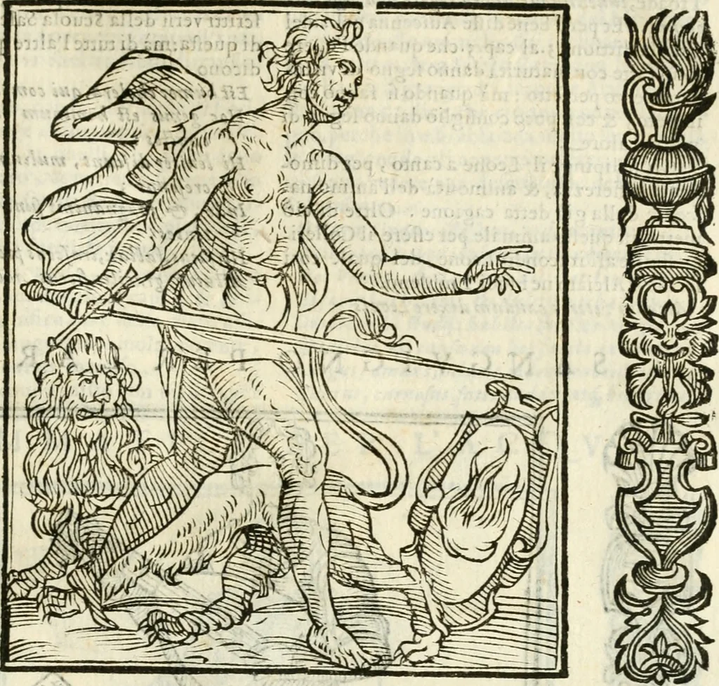 An illustration from Della novissima iconologia, 1624, leaf 172