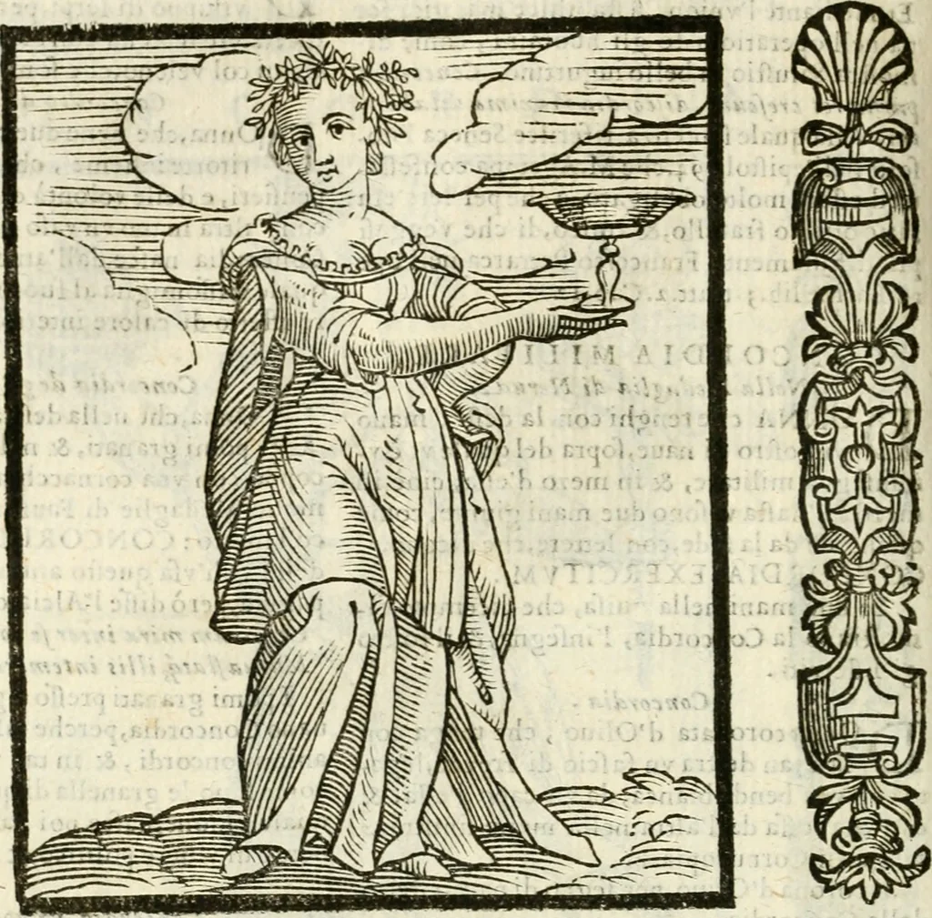 An illustration from Della novissima iconologia, 1624, leaf 179