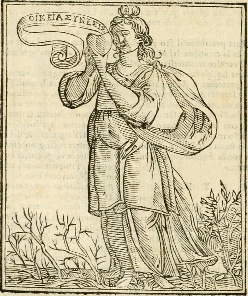An illustration from Della novissima iconologia, 1624, leaf 203