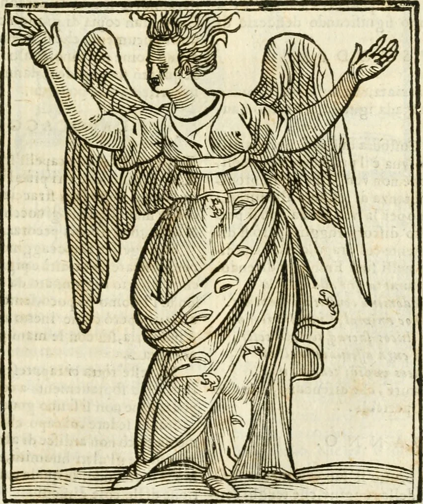 An illustration from Della novissima iconologia, 1624, leaf 210