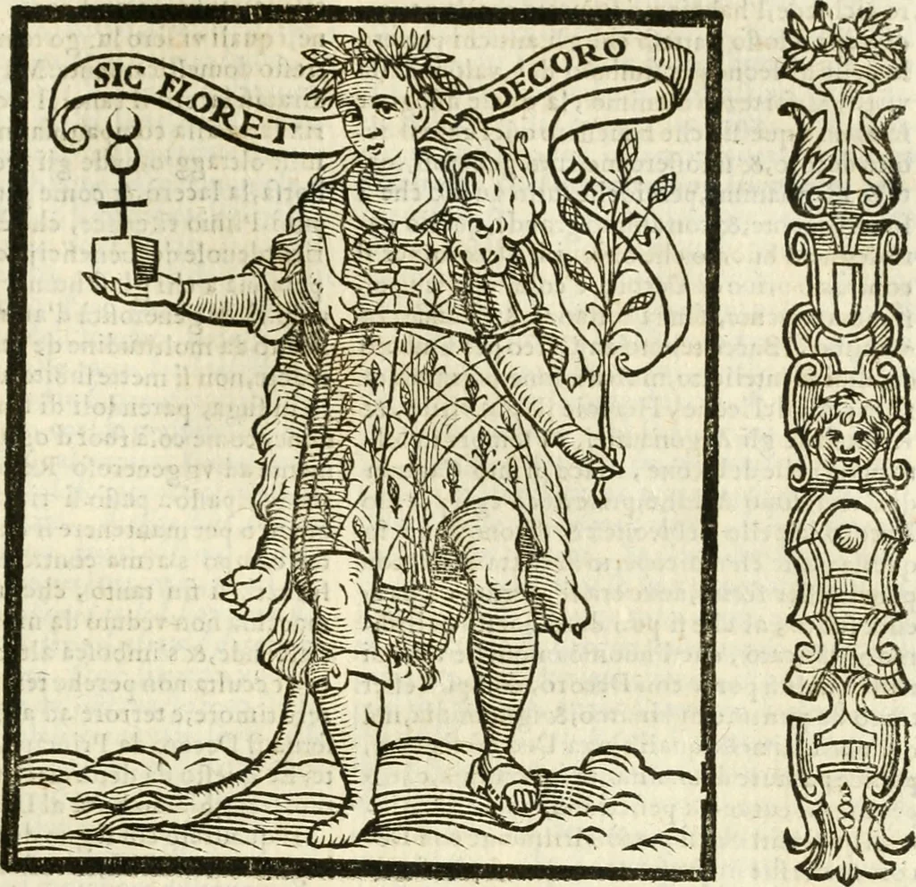 An illustration from Della novissima iconologia, 1624, leaf 216