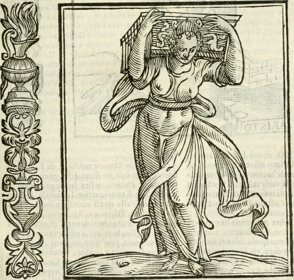 An illustration from Della novissima iconologia, 1624, leaf 234