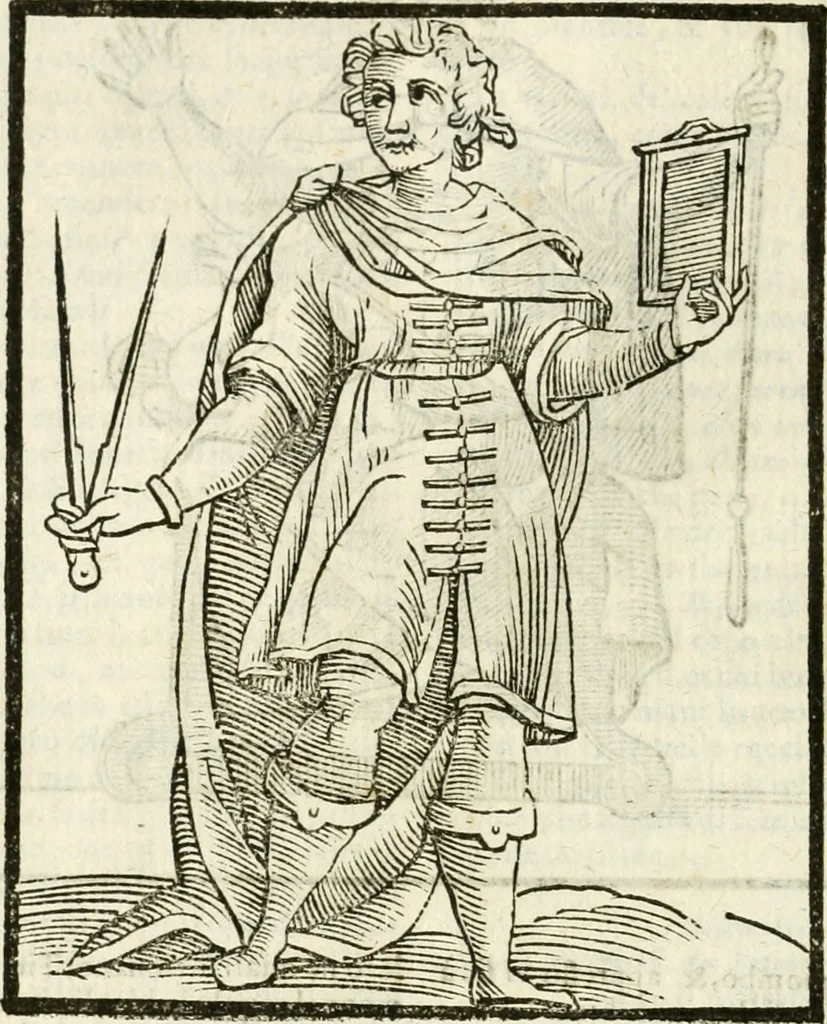 An illustration from Della novissima iconologia, 1624, leaf 243